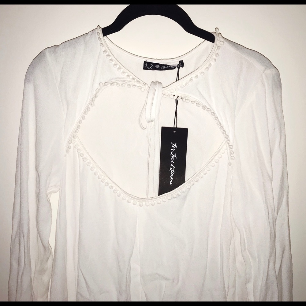 White Longsleeve Dress - For Love And Lemons